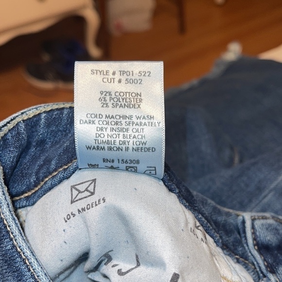 L.t.j. LETTER TO JULIET Siena Scoop Undone Hem Skinny Jeans - Picture 11 of 12